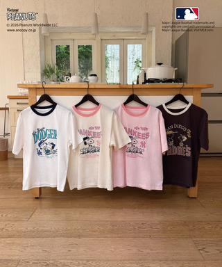 【MLB&times;PEANUTS】 Tシャツ