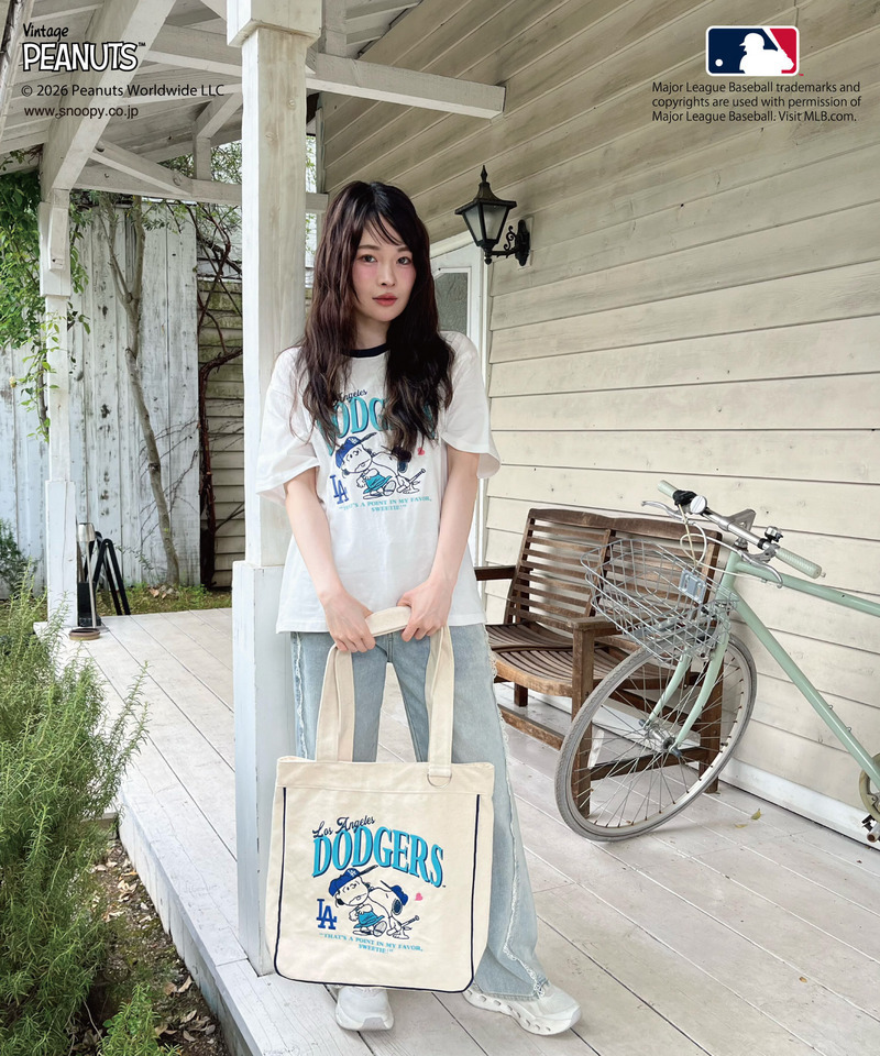 【MLB&times;PEANUTS】 Tシャツ 詳細画像 ホワイト 6