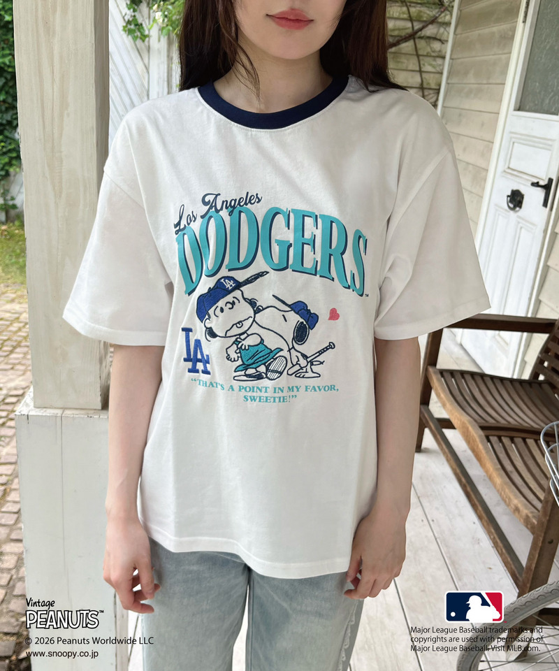 【MLB&times;PEANUTS】 Tシャツ 詳細画像 ホワイト 9