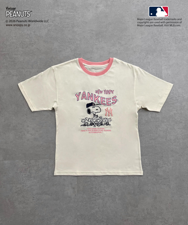 【MLB&times;PEANUTS】 Tシャツ 詳細画像 オフホワイト 12