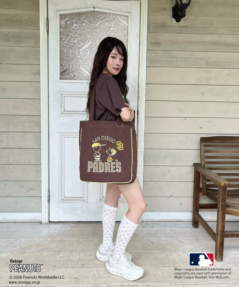 【MLB&times;PEANUTS】 Tシャツ 詳細画像 ブラウン 7