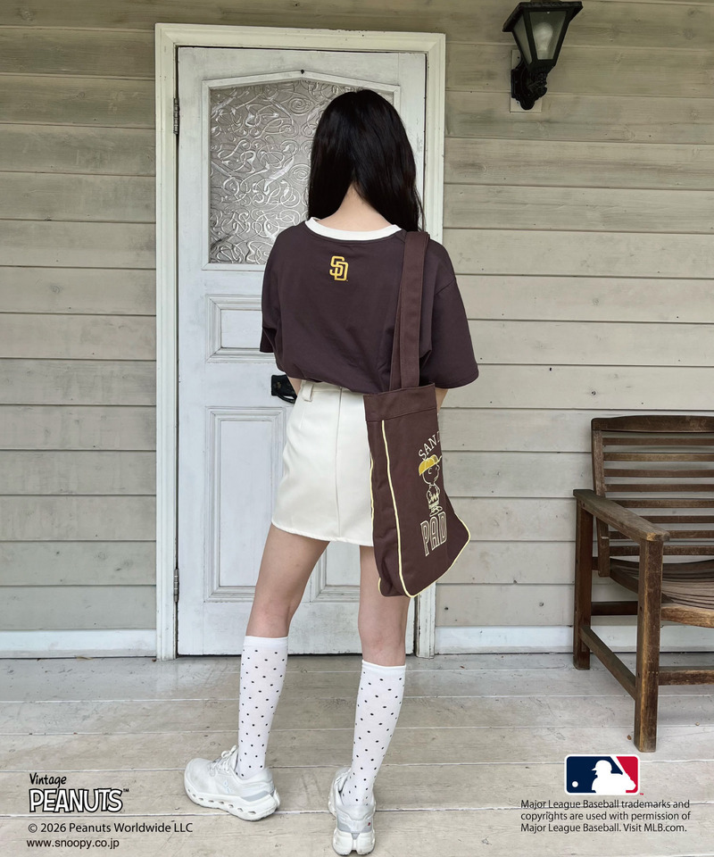 【MLB&times;PEANUTS】 Tシャツ 詳細画像 ブラウン 8