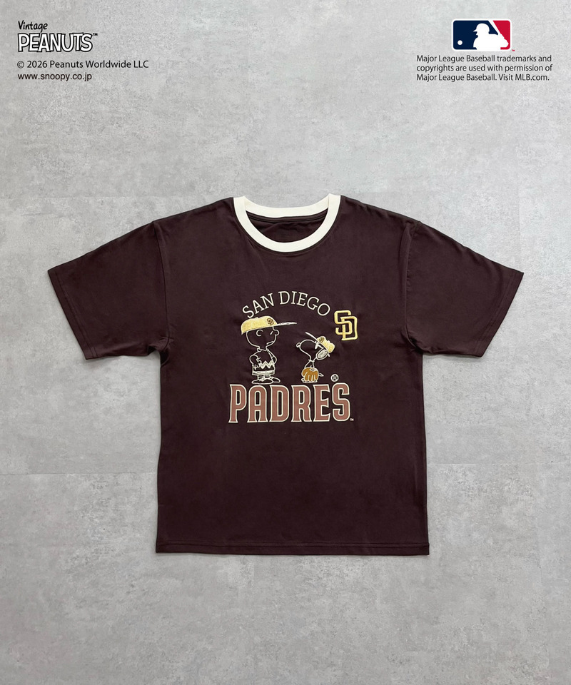 【MLB&times;PEANUTS】 Tシャツ 詳細画像 ブラウン 9