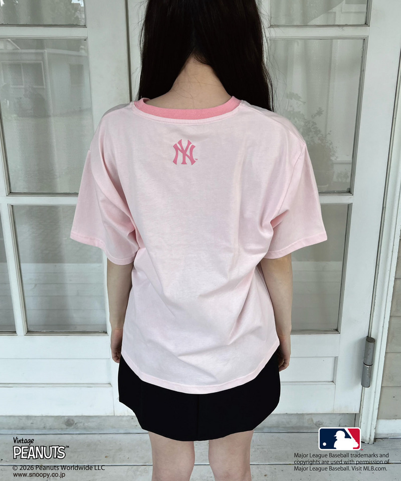 【MLB&times;PEANUTS】 Tシャツ 詳細画像 ピンク 9