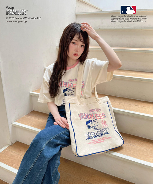 【MLB&times;PEANUTS】 トート 詳細画像