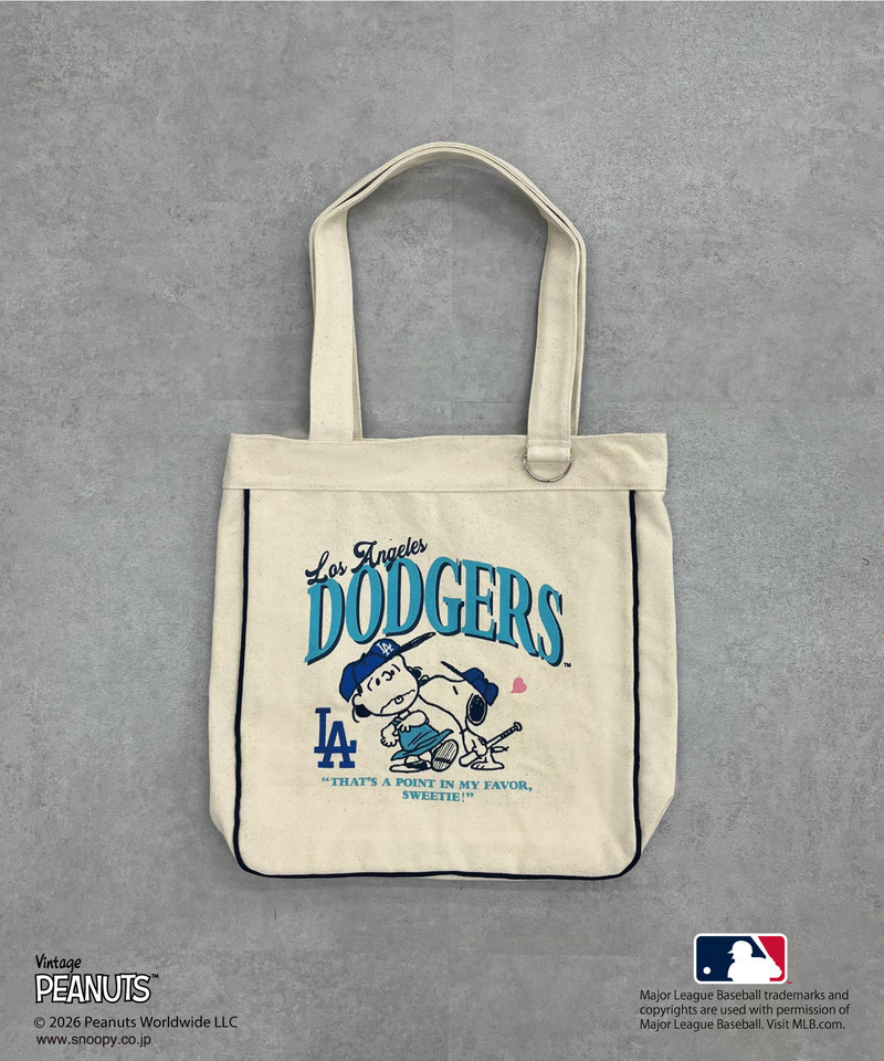 【MLB&times;PEANUTS】 トート 詳細画像 ホワイト 9