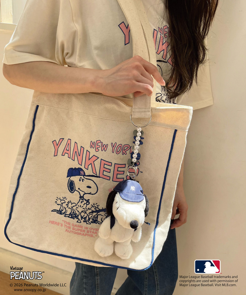 【MLB&times;PEANUTS】 トート 詳細画像 オフホワイト 12