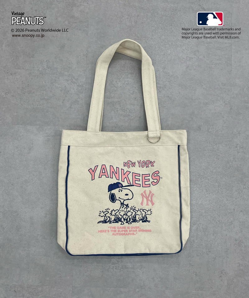 【MLB&times;PEANUTS】 トート 詳細画像 オフホワイト 13