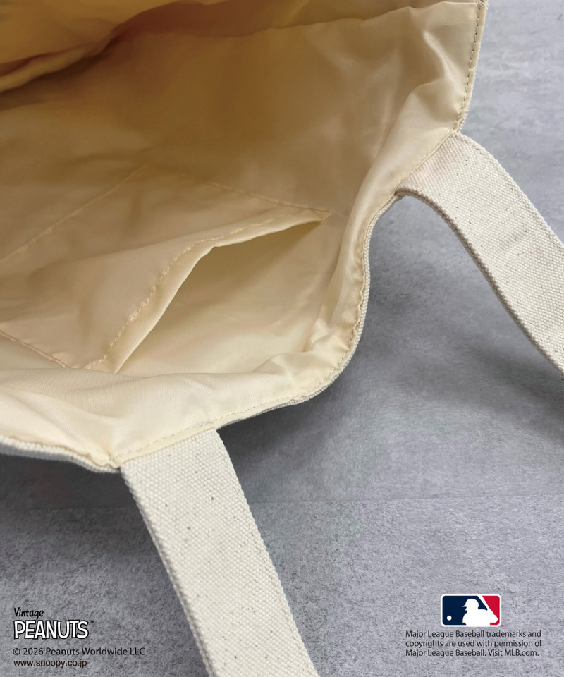 【MLB&times;PEANUTS】 トート 詳細画像 オフホワイト 16