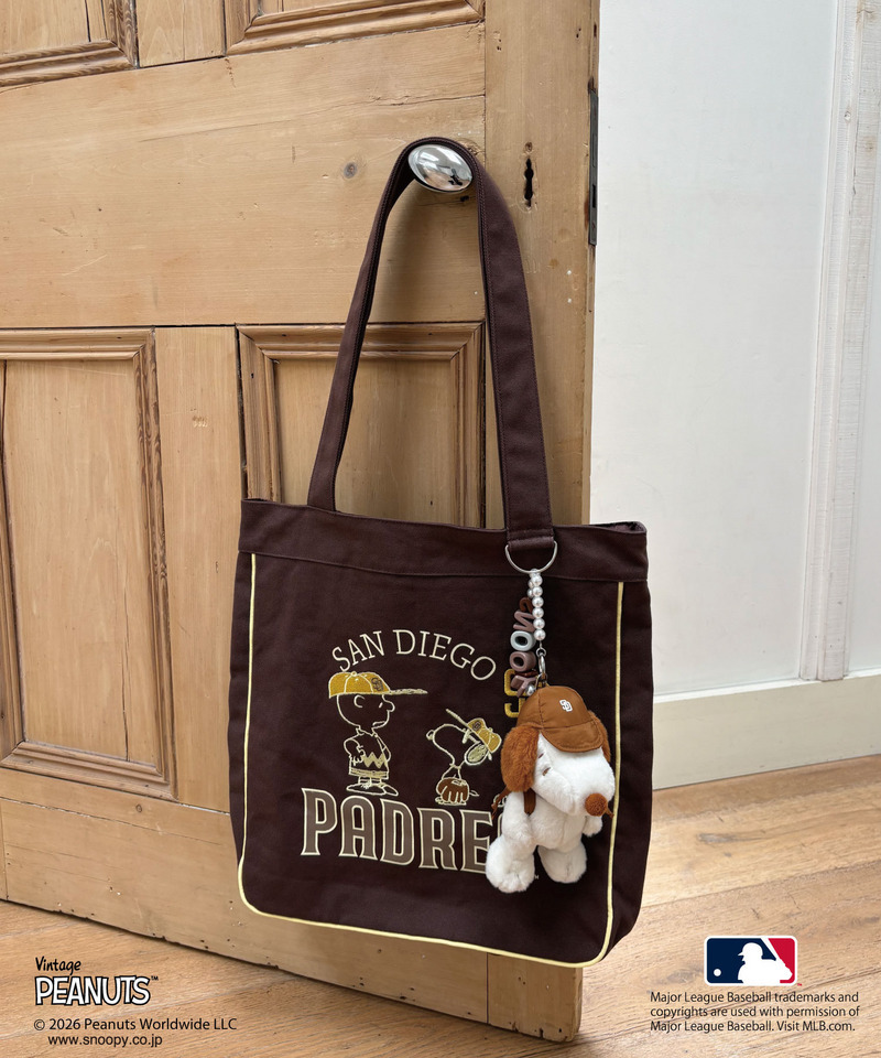 【MLB&times;PEANUTS】 トート 詳細画像 ブラウン 3