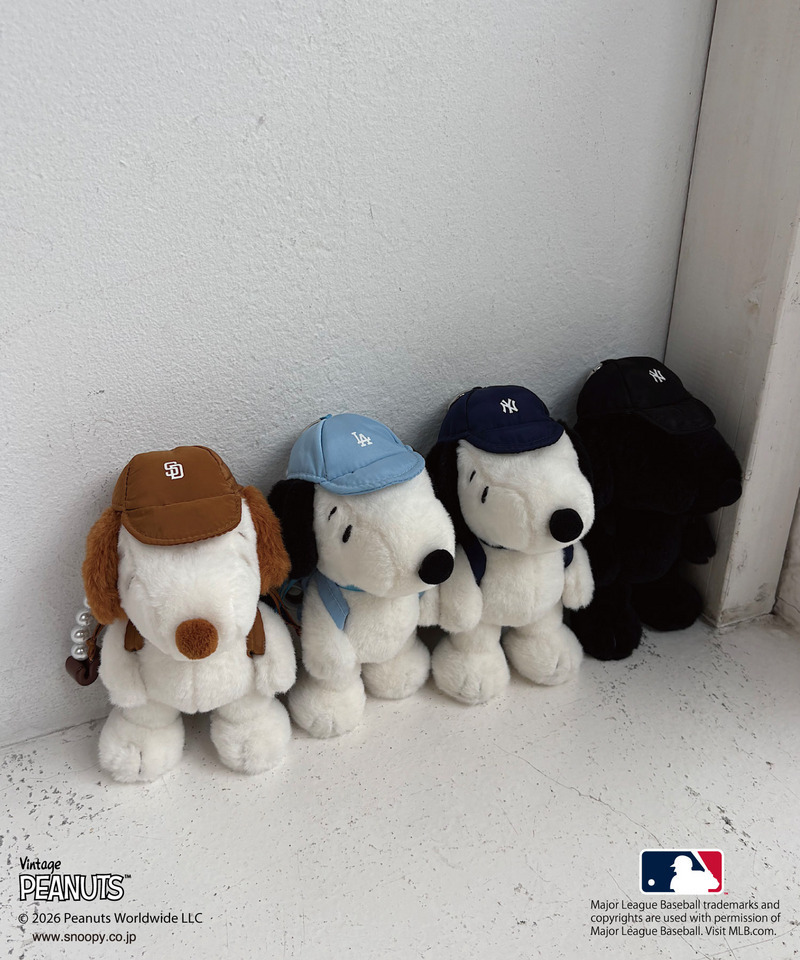 【MLB&times;PEANUTS】 チャームポーチ 詳細画像 ブラック 11