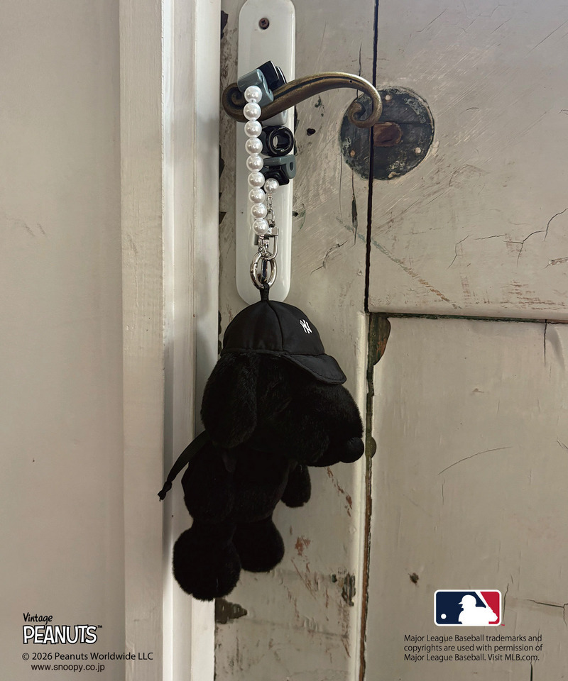 【MLB&times;PEANUTS】 チャームポーチ 詳細画像 ブラック 3