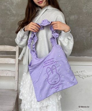 miffy フリルトートバッグ