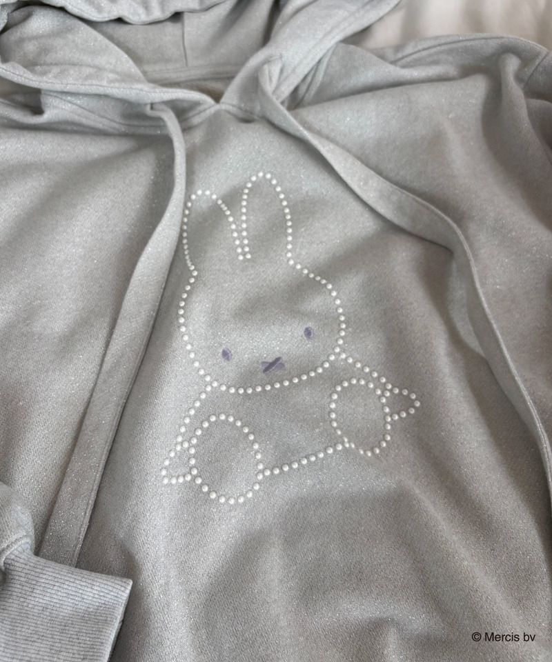 miffy リボンラメパーカー 詳細画像 オフホワイト 7
