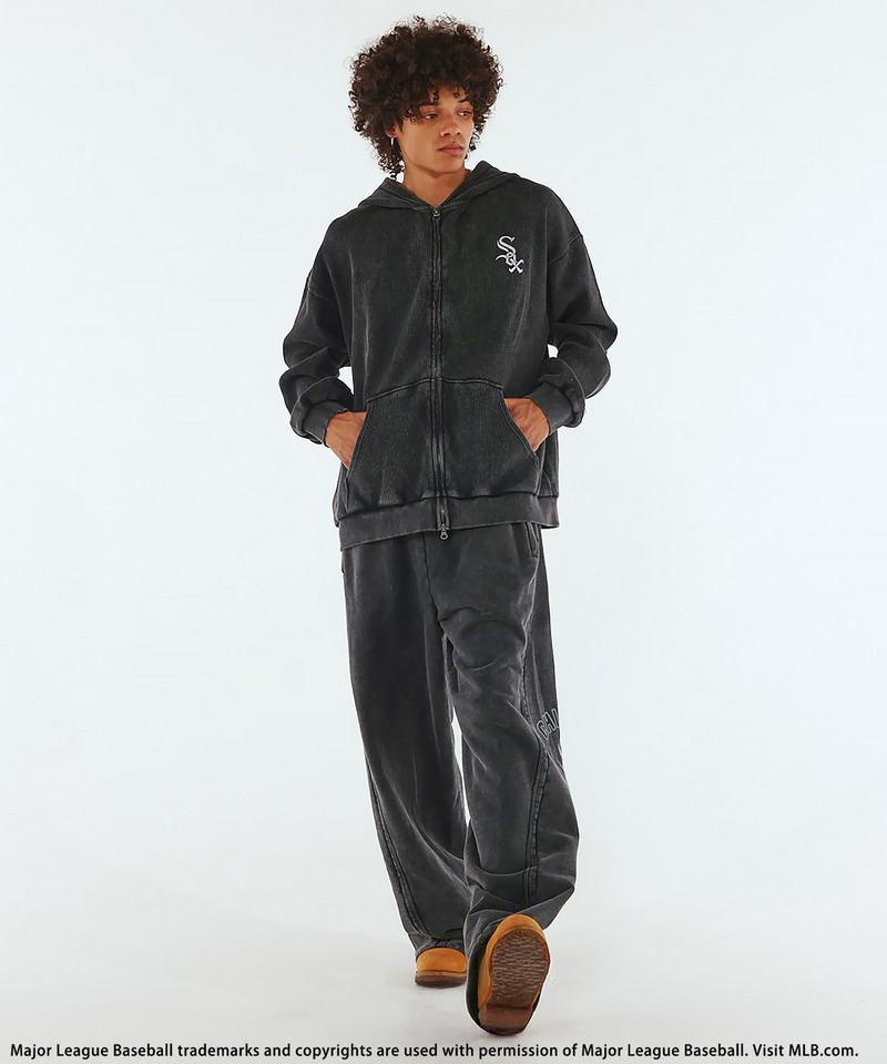 【MLB】Thermal Zip Hoodie 詳細画像 ブラック 1