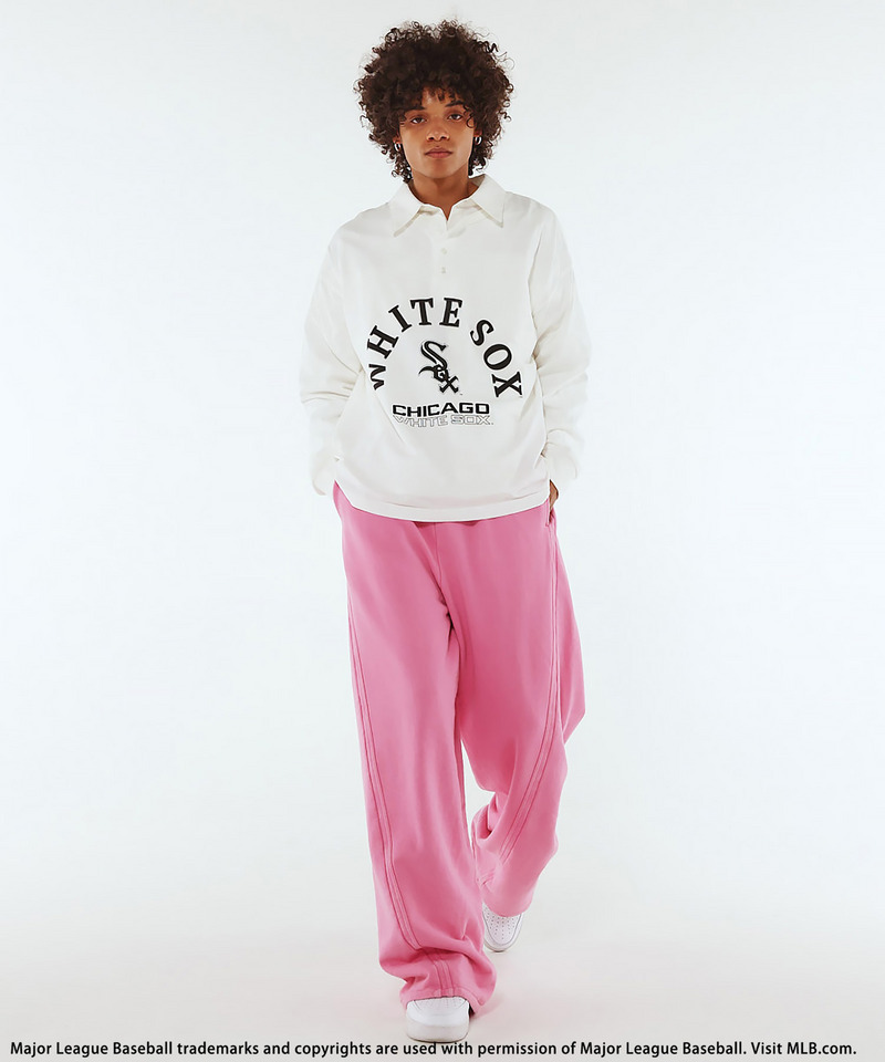 【MLB】Henley Long Sleeve Tee 詳細画像 ホワイト 5