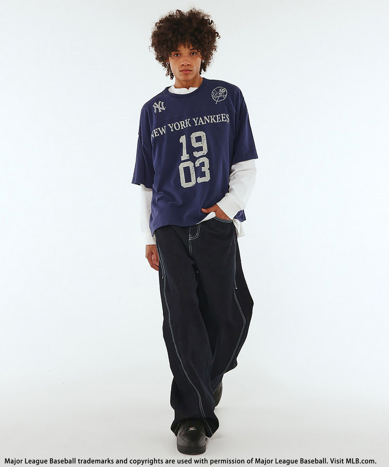 【MLB】Design Tee 詳細画像 ネイビー 3