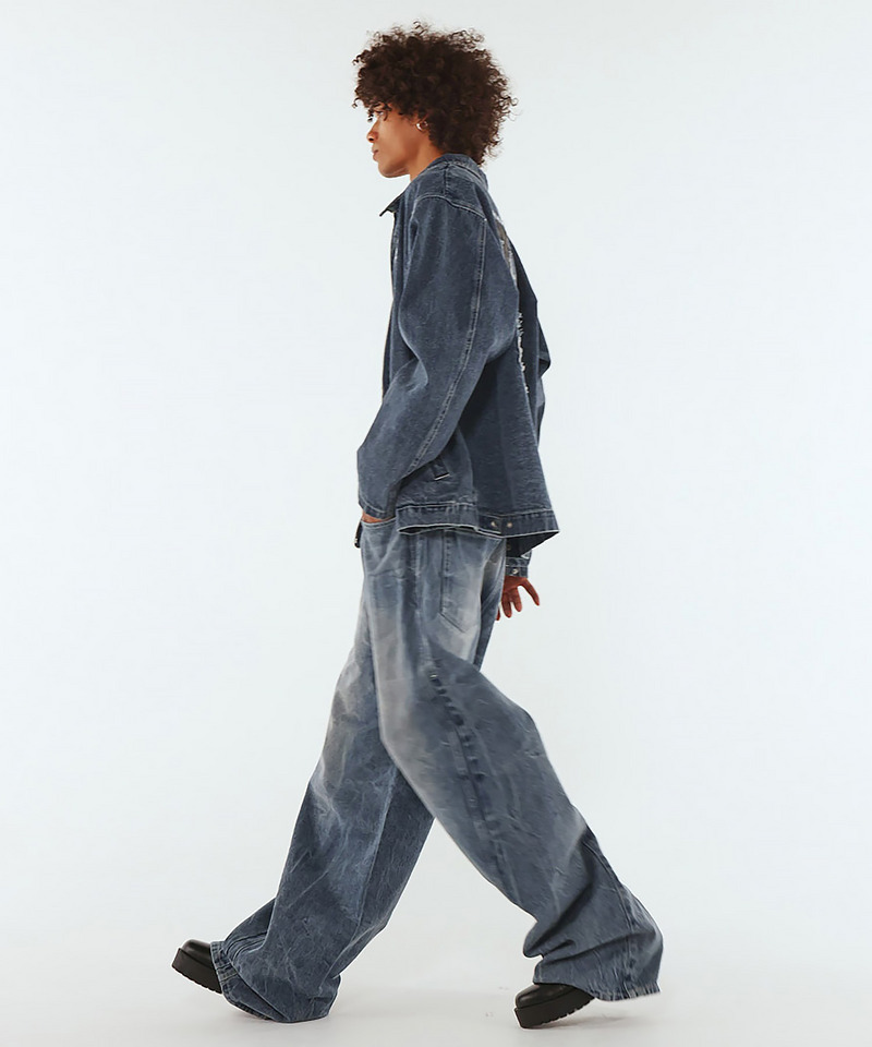 【MLB】Baggy Denim 詳細画像 デニムブルー 2