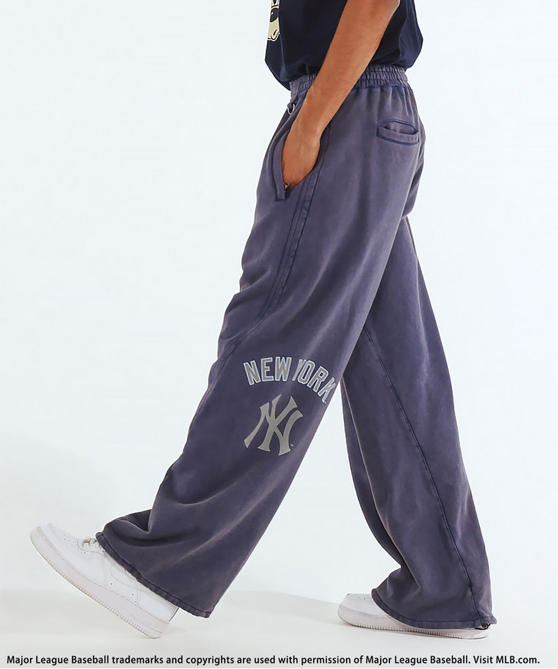 【MLB】Paneled sweatpants 詳細画像 ネイビー 2