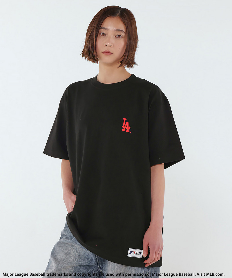 【MLB】Puff Printing Tee 詳細画像 ブラック 2