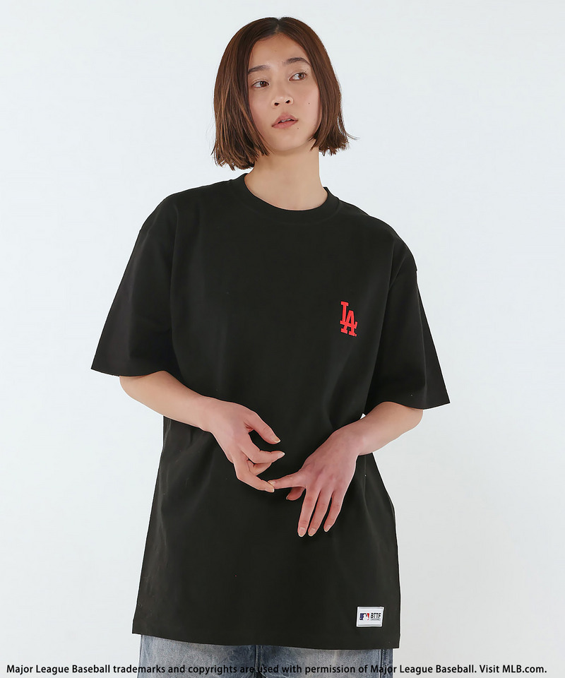 【MLB】Puff Printing Tee 詳細画像 ブラック 3