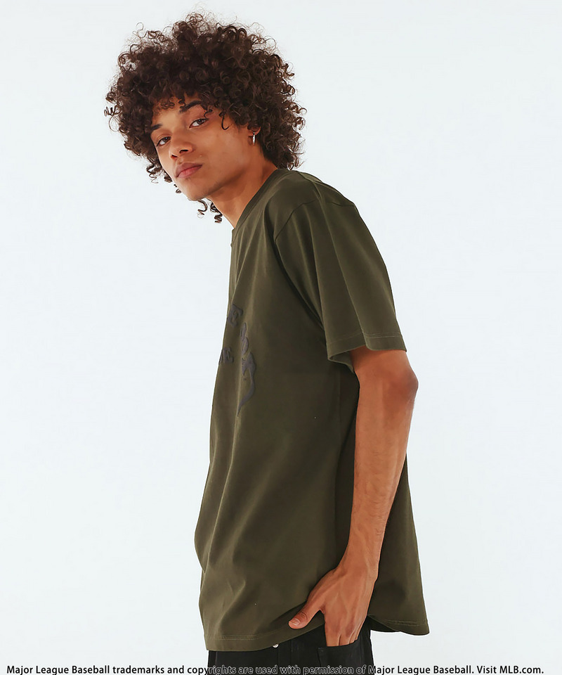 【MLB】Puff Printing Tee 詳細画像 カーキ系 3
