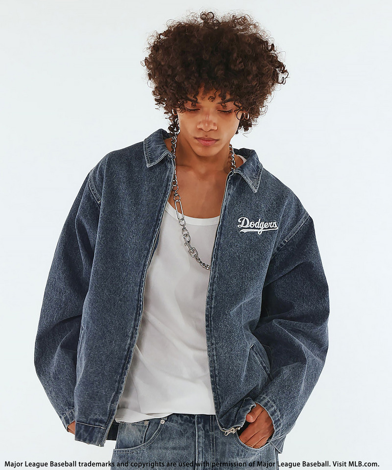 【MLB】Utility Denim Jacket 詳細画像 デニムブルー 1