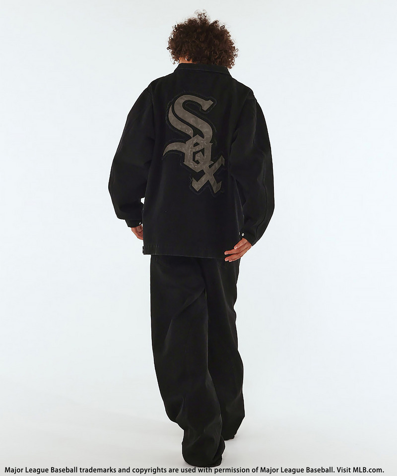 【MLB】Utility Denim Jacket 詳細画像 ブラックデニム 6