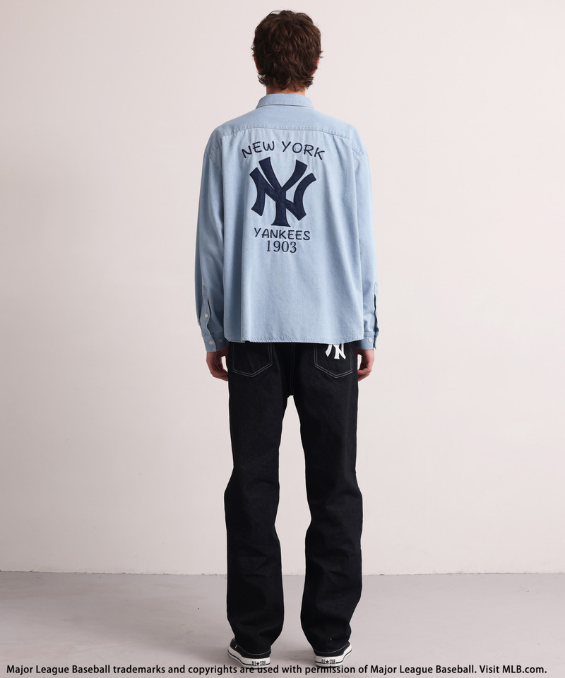 【MLB】Embroidered Shirt 詳細画像 ブリーチ 4
