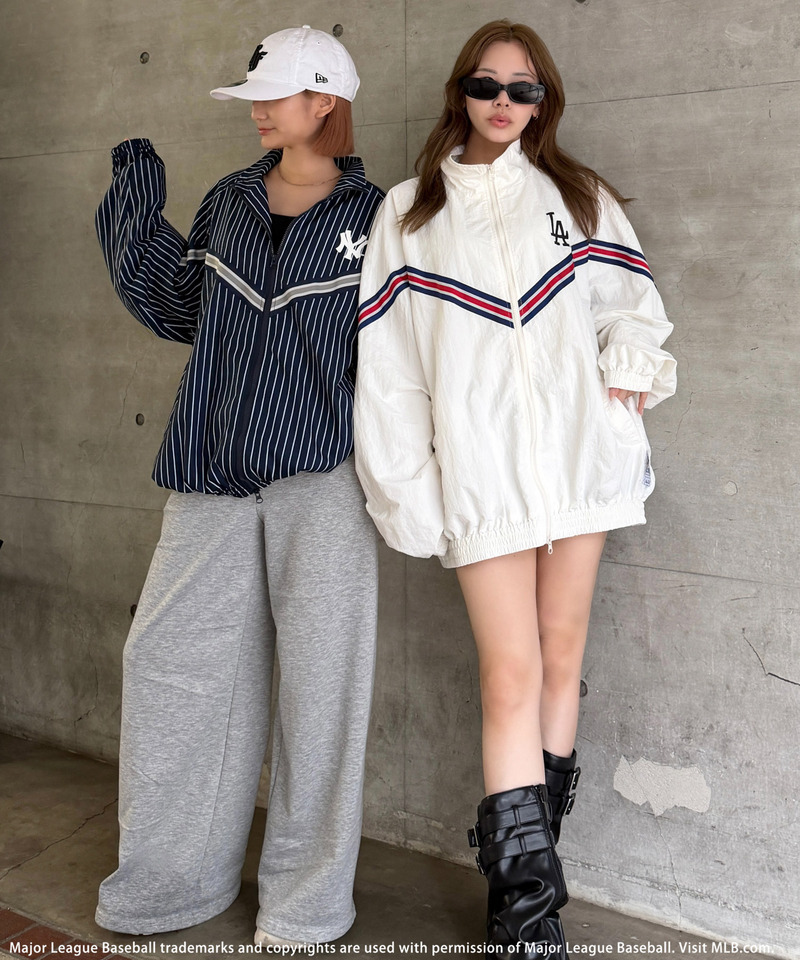 【MLB】Track Jacket 詳細画像 オフホワイト 11