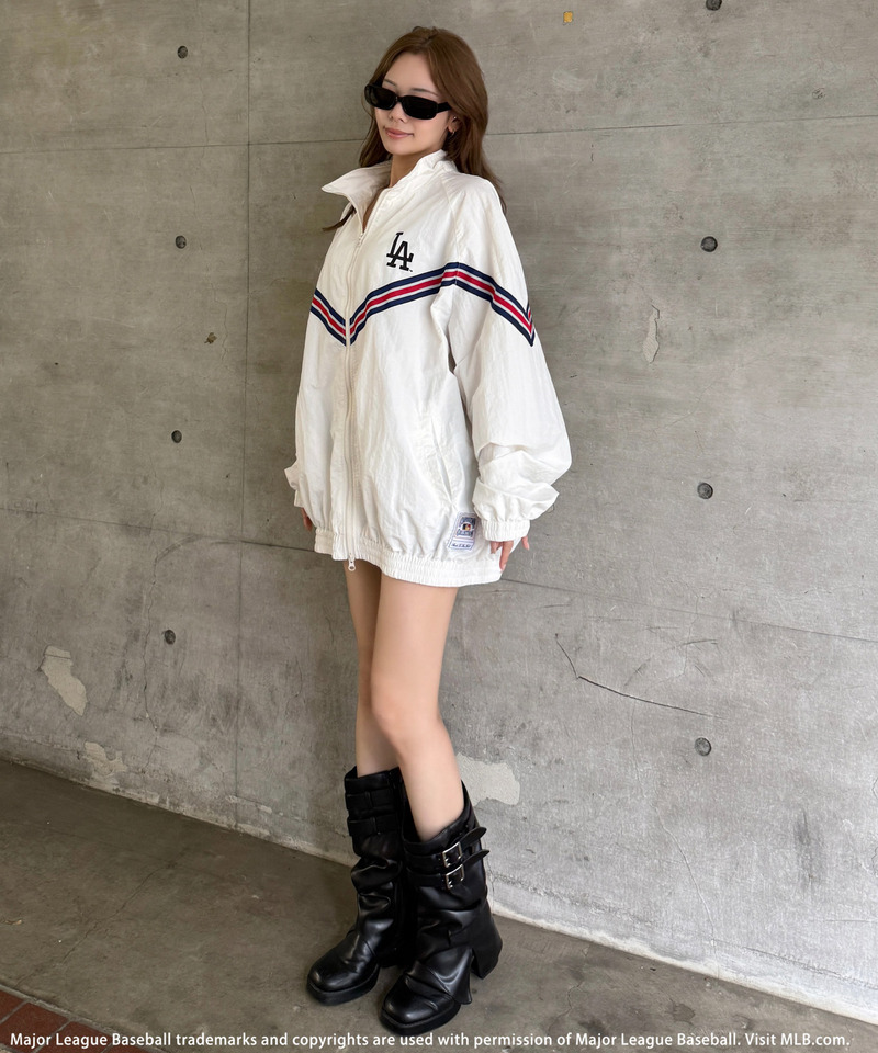 【MLB】Track Jacket 詳細画像 オフホワイト 13