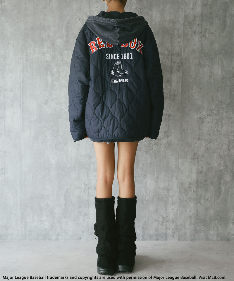 【MLB】Liner Jacket 詳細画像 ネイビー 15