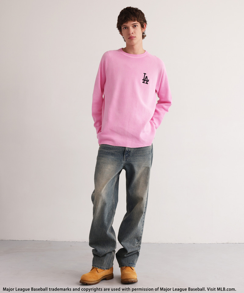 【MLB】Thermal Raglan Tee 詳細画像 ピンク 2