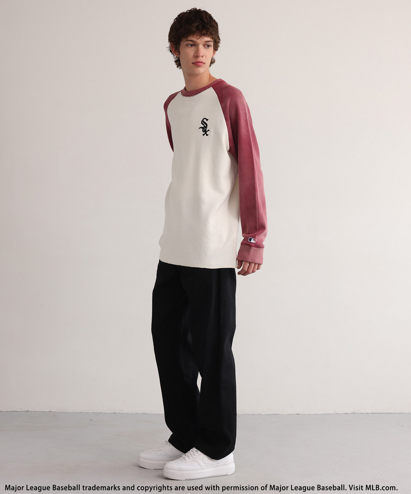 【MLB】Thermal Raglan Tee 詳細画像 ボルドー 7