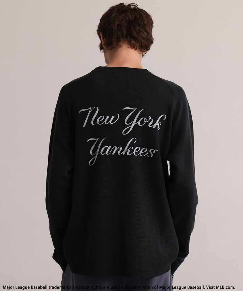 【MLB】Thermal Raglan Tee 詳細画像 ブラック 3