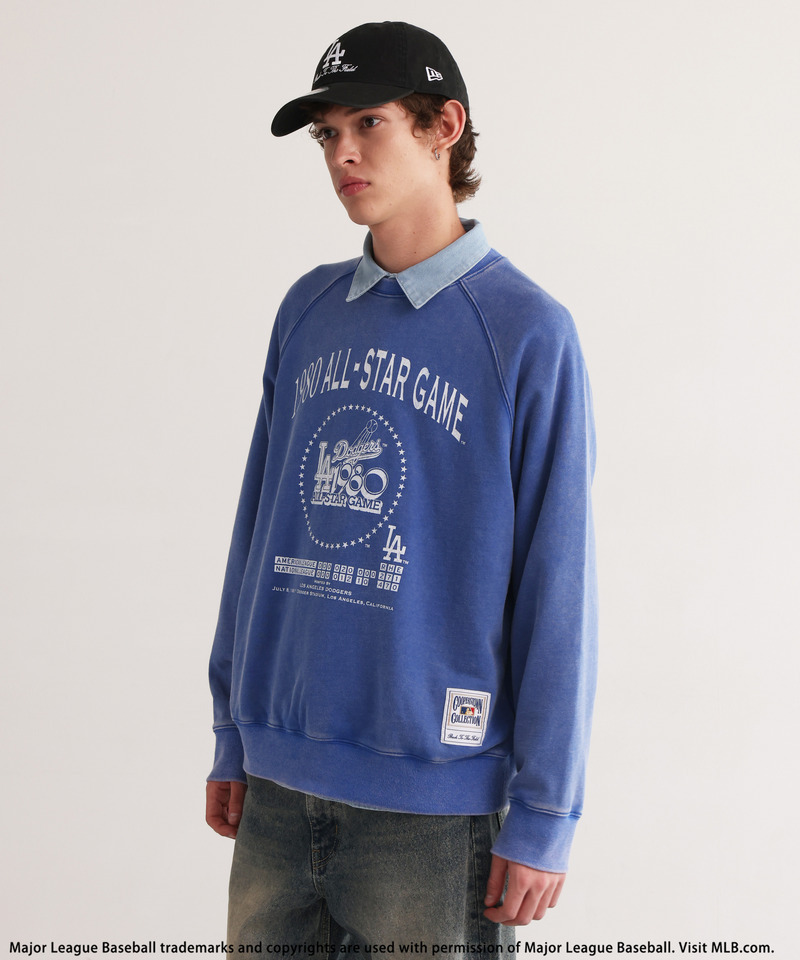 【MLB】Pin Artwork Sweat 詳細画像 ブルー 5