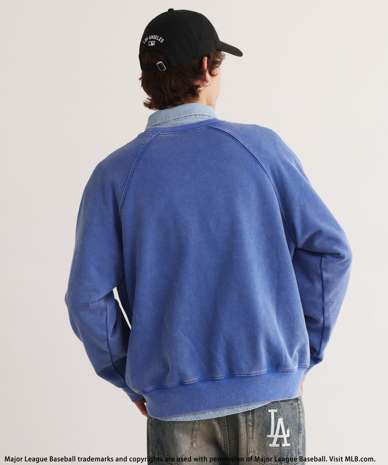 【MLB】Pin Artwork Sweat 詳細画像 ブルー 7
