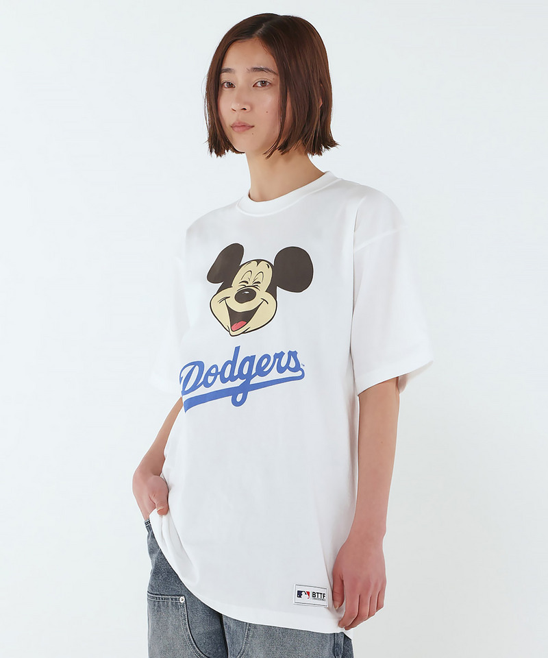 【MLB】【Disney】 Visual Tee 詳細画像 ホワイト 2