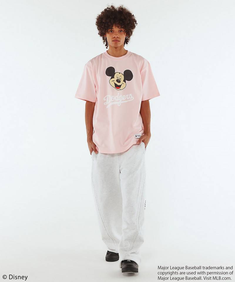 【MLB】【Disney】 Visual Tee 詳細画像 ピンク 5