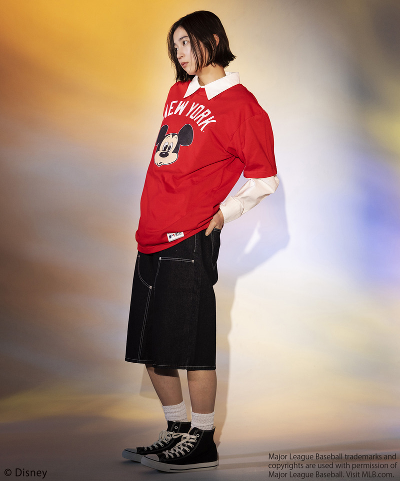 【MLB】【Disney】 Visual Tee 詳細画像 レッド 4
