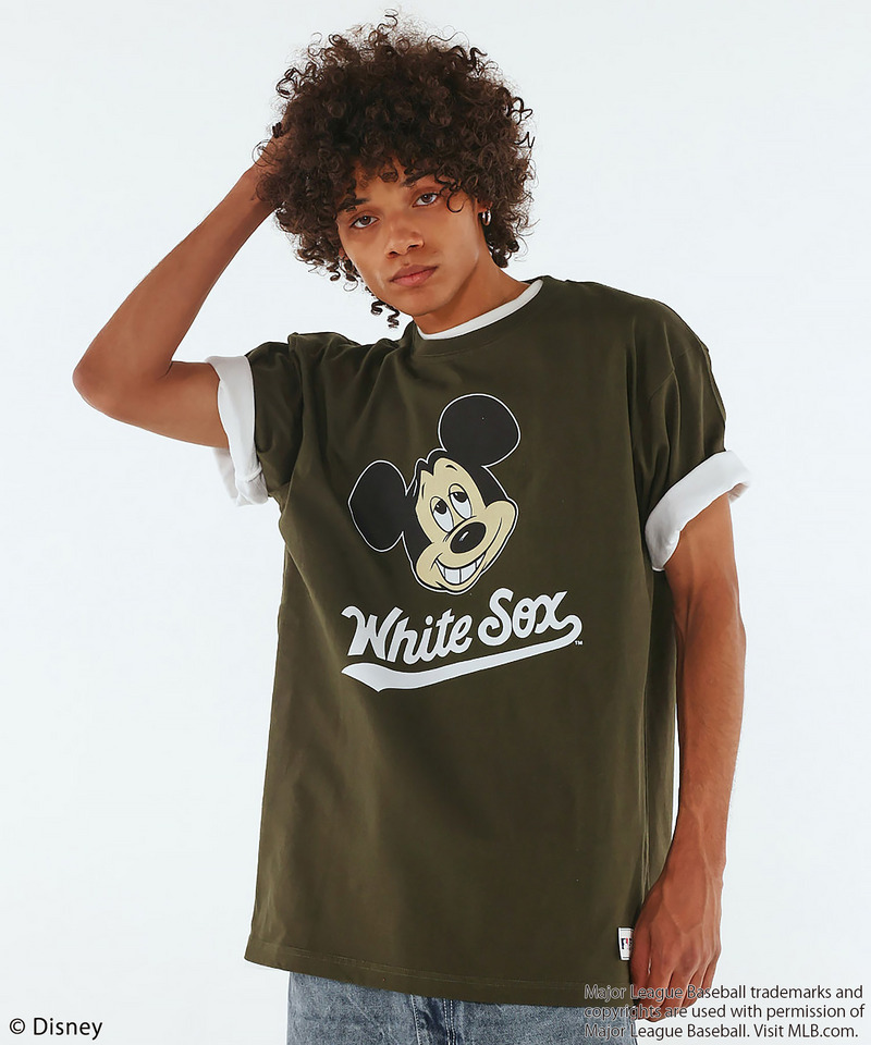 【MLB】【Disney】 Visual Tee 詳細画像 カーキ 1