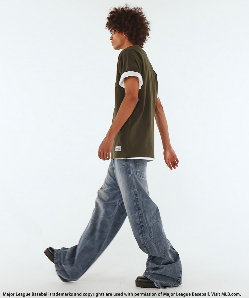 【MLB】【Disney】 Visual Tee 詳細画像 カーキ 6
