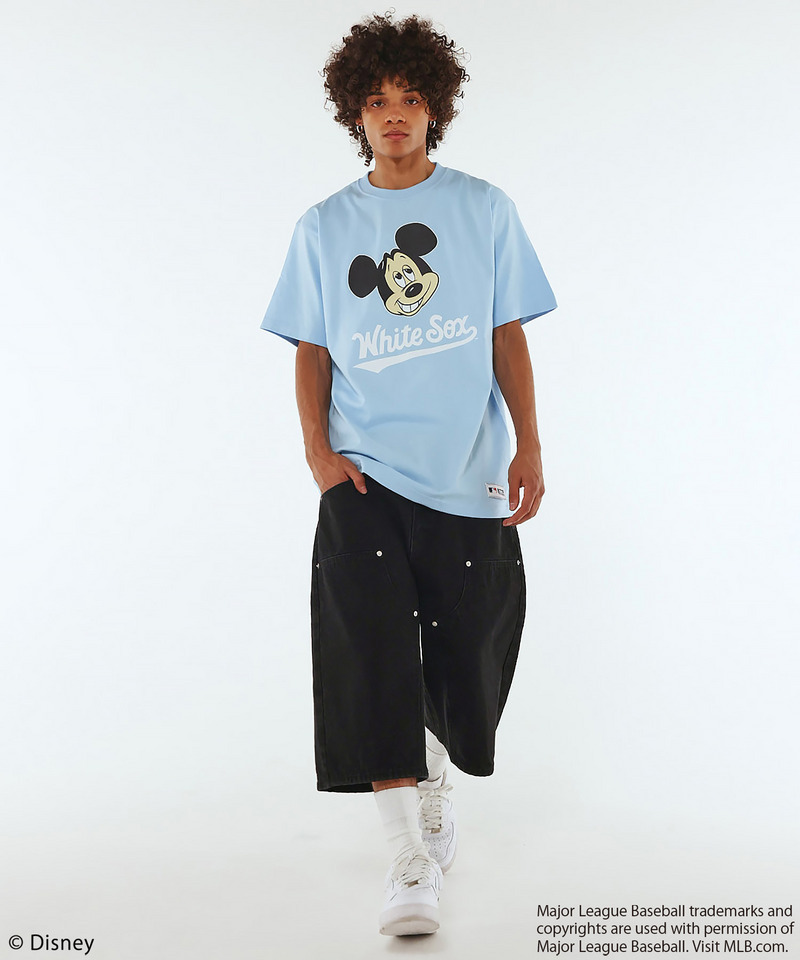 【MLB】【Disney】 Visual Tee 詳細画像 ブルー系 3