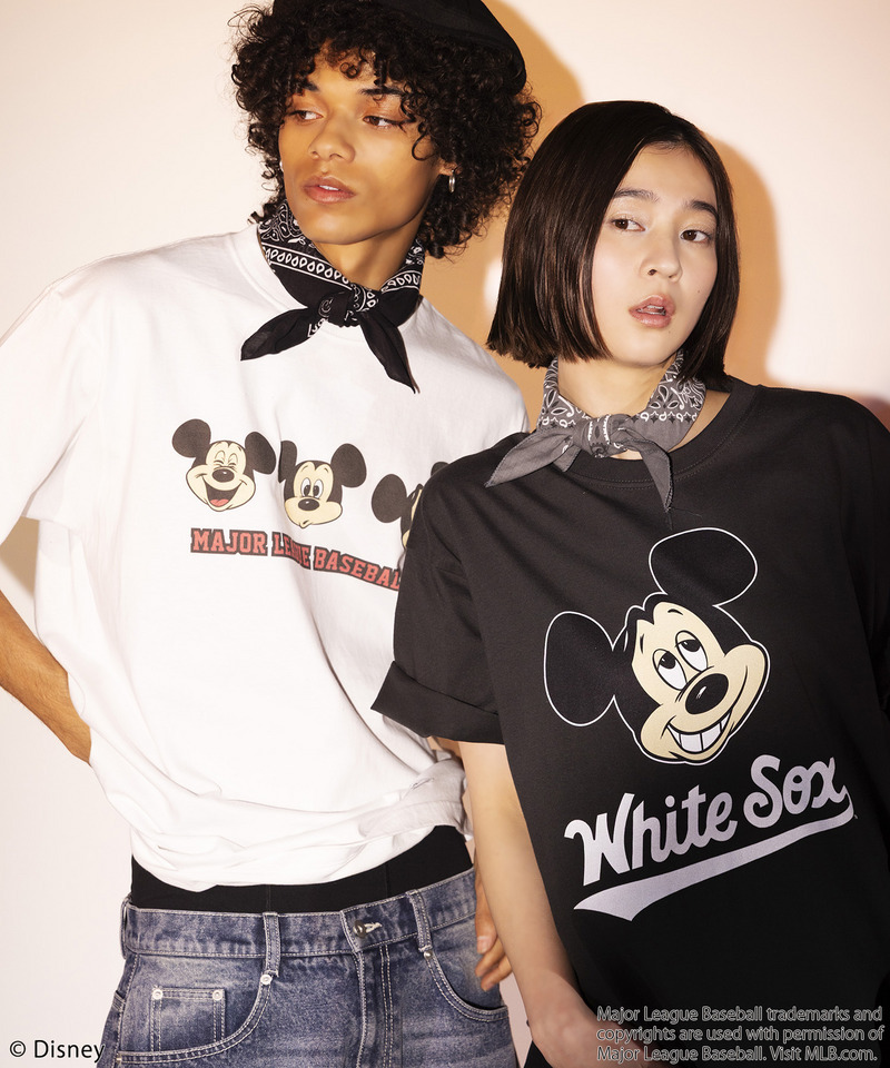 【MLB】【Disney】 Visual Tee 詳細画像 ブラック系 1