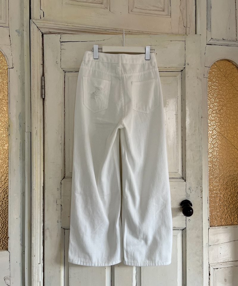 ダメージレースデニム 詳細画像 ホワイトデニム 11