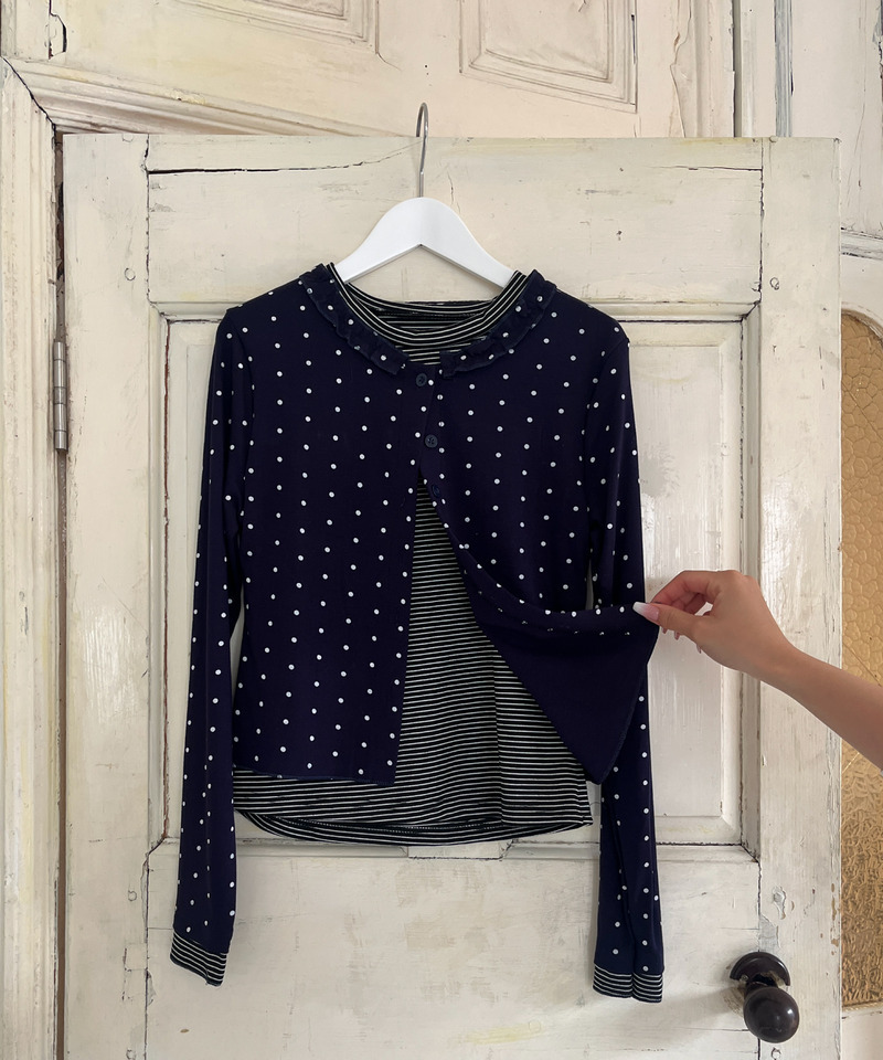 ミックスパッチワークトップス 詳細画像 ブラック 27