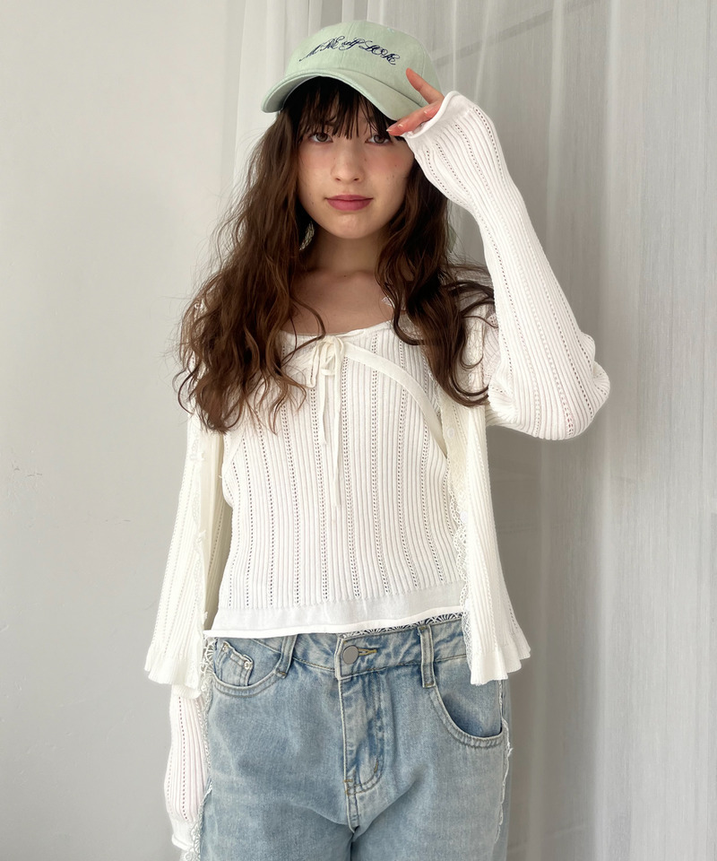 レーストリミングアンサンブル 詳細画像 オフホワイト 2