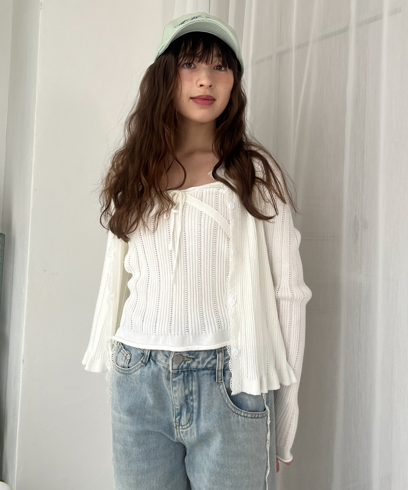 レーストリミングアンサンブル 詳細画像 オフホワイト 3