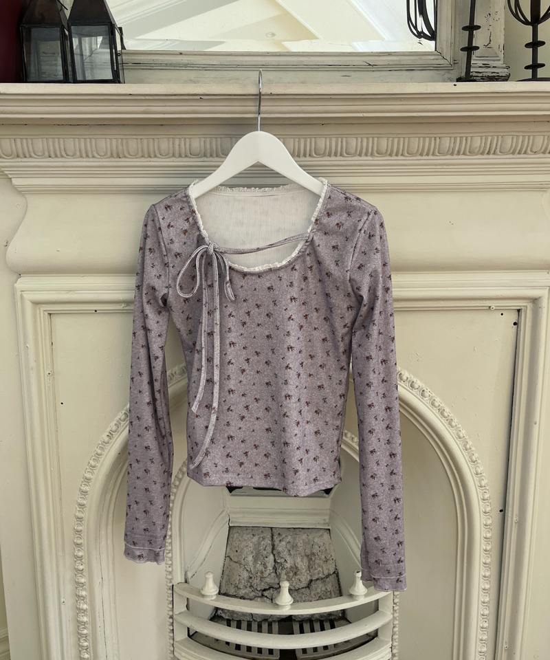 フラワーカットトップス 詳細画像 グレー 24