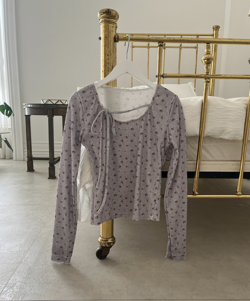 フラワーカットトップス 詳細画像 グレー 25